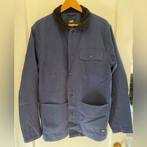 Black and blue Vans Drill Chore Coat - size L